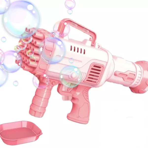 32 Holes Bubble Gun with Bubble Solution - Image 12