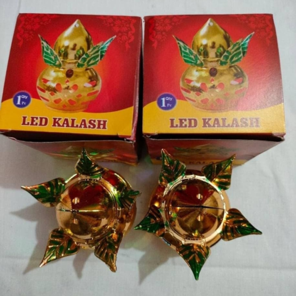 LED Kalash with Meena Leaf - Image 4