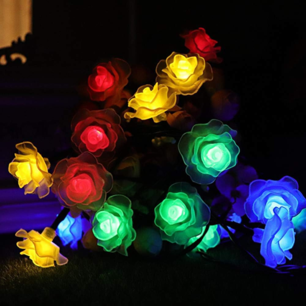 Rose Flower Light 14 LED (3 Meter) Fairy String Lights