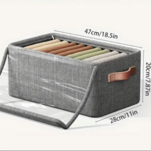 Foldable Clothes Organiser Storage Box (26 L)