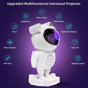 Astronaut Galaxy Projector with inbuilt Bluetooth Speaker