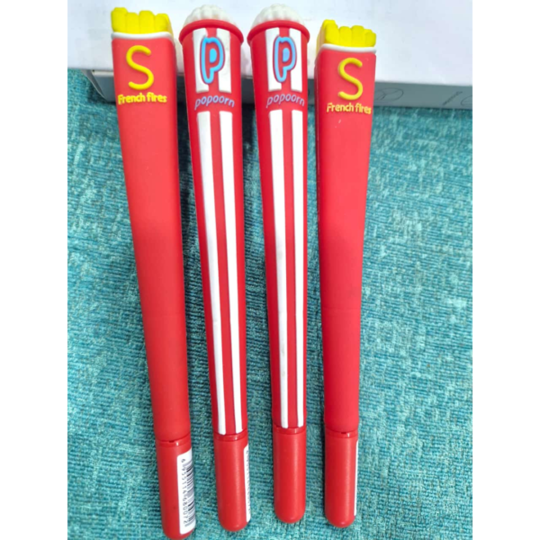 Cute Fast Food Theme Gel Pen (Pack of 2)