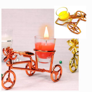 Cycle/Cannon Premium Scented T-lite Wax Candle in Glass