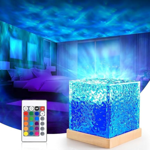 Dynamic Ocean Water Ripple Projection Light USB Portable