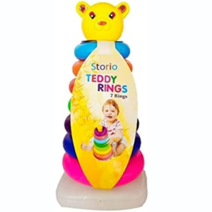 Stacking 5 Multicoloured Ring Educational Tower Toy