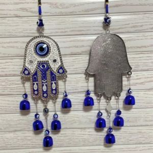 Beautiful Metallic Silver Hand Evil Eye