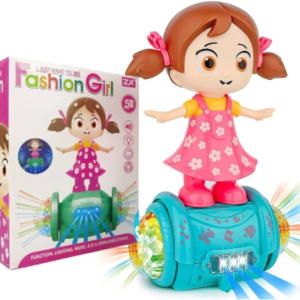 Rotating Bump & Go Musical Dancing Girl Doll