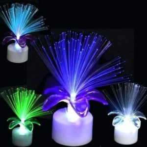 Colour Changing LED Mini Fiber Optic Light (Pack of 6)