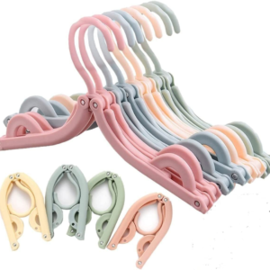 Portable Folding Cloths Hangers (Set of 6 Pcs)