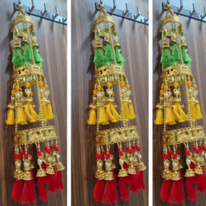 Handicraft 3 Designer Circle with Multiple Beads Jhoomar