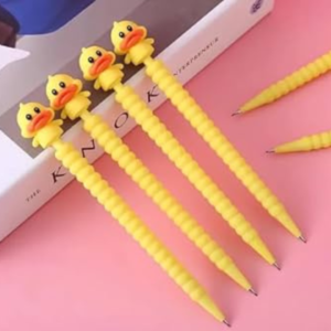 Cute Duck Shape Stack Pencil for Kids (Pack of 4)