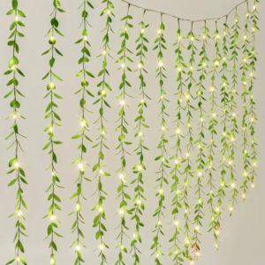 Artificial Leaf Curtain Led String Light