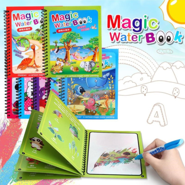 Kid's Magic Water Coloring Book