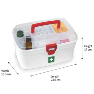 First Aid Kit Emergency Medicine Storage Box