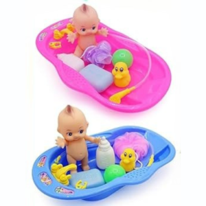 Baby Bath Role Play Bath Tub Chu Chu Toy Set
