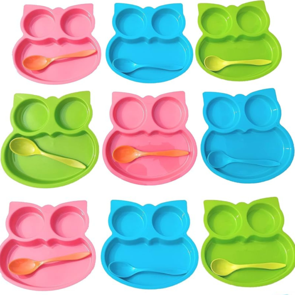 Owl Shape Plate (set of 6)