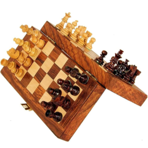 Foldable 2-in-1 Ludo and Chess Game Set Board