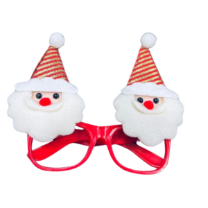 Santa Claus Party Glasses Frame Goggles (Pack of 2)