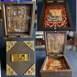 Shri Ram God and Charan Paduka (Gold and Silver Plated)