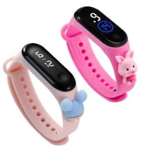 Digital LED Bracelet Watch for Kids (Pack of 2)