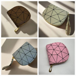 Stylish Small Leather Zipper Wallets for Women