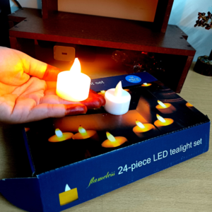 Flameless LED Tealight Candles (Pack of 6)