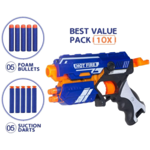 Manual Blaze Storm Gun with 10 Foam Bullets