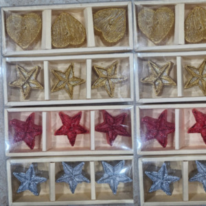 Scented Star/Heart Shape Wax Candle (Set of 3 Pcs)