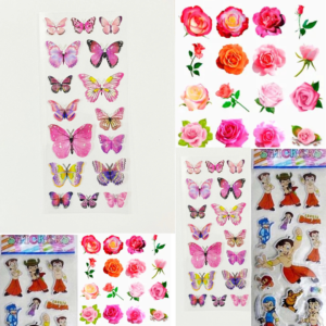 Attractive Self Adhesive Stickers for Kids (Pack of 10)