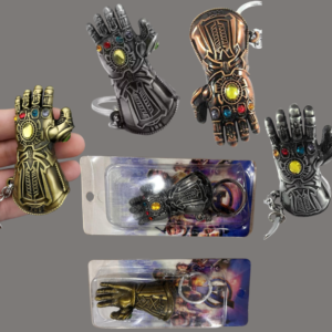 Thanos Hand Gauntlet Metal Keychain