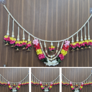 Handicraft Premium Flower and Beads Garland Toran