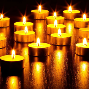 Premium Smokeless Tea Light Candles (Pack of 50)