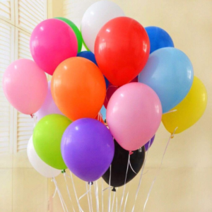 Mix Colour Ballons for Birthday, Anniversary Decoration (Pack of 50)