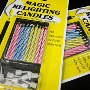 Birthday Party Magic Relighting Candles (Pack of 4, Total 40 Candles)