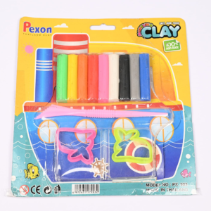 Pexon Doug Clay Toy of 9 Non Toxic Colours for Kids