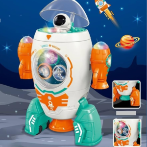 360 Degree Rotating Space Rocket with Light & Music