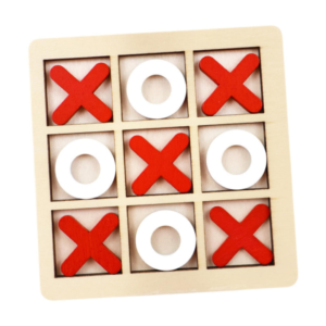 Tic Tac Toe Wooden Puzzle Game (Pack of 2)