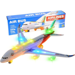 Airplane with LED Flashing Light, Sound & Music